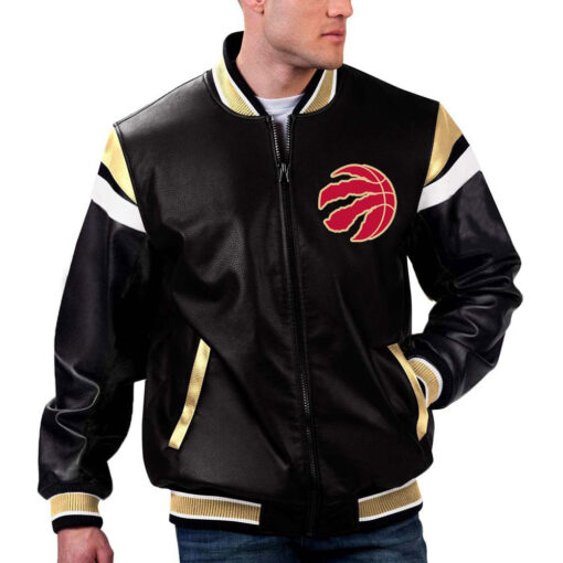 NBA Toronto Raptors Leather Jacket For Men and Women - Image 2