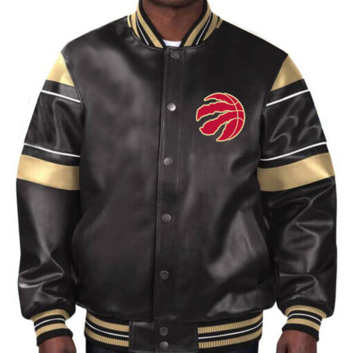 NBA Toronto Raptors Leather Jacket For Men and Women - Image 2