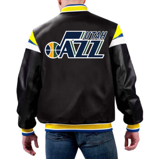 NBA Utah Jazz Leather Jacket For Men and Women